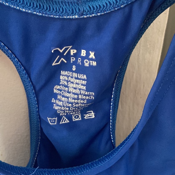 X PBX PRO Tank Top w/ built in Sports Bra Size S - Picture 2 of 4